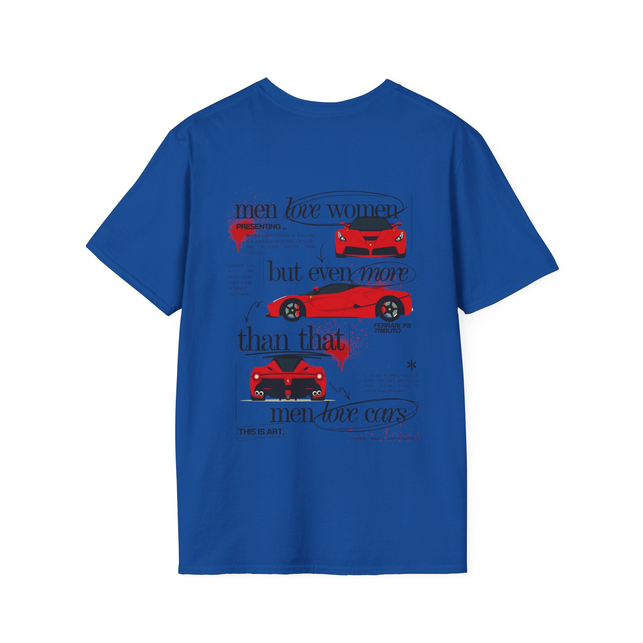 MEN LOVE CARS RACING TEE