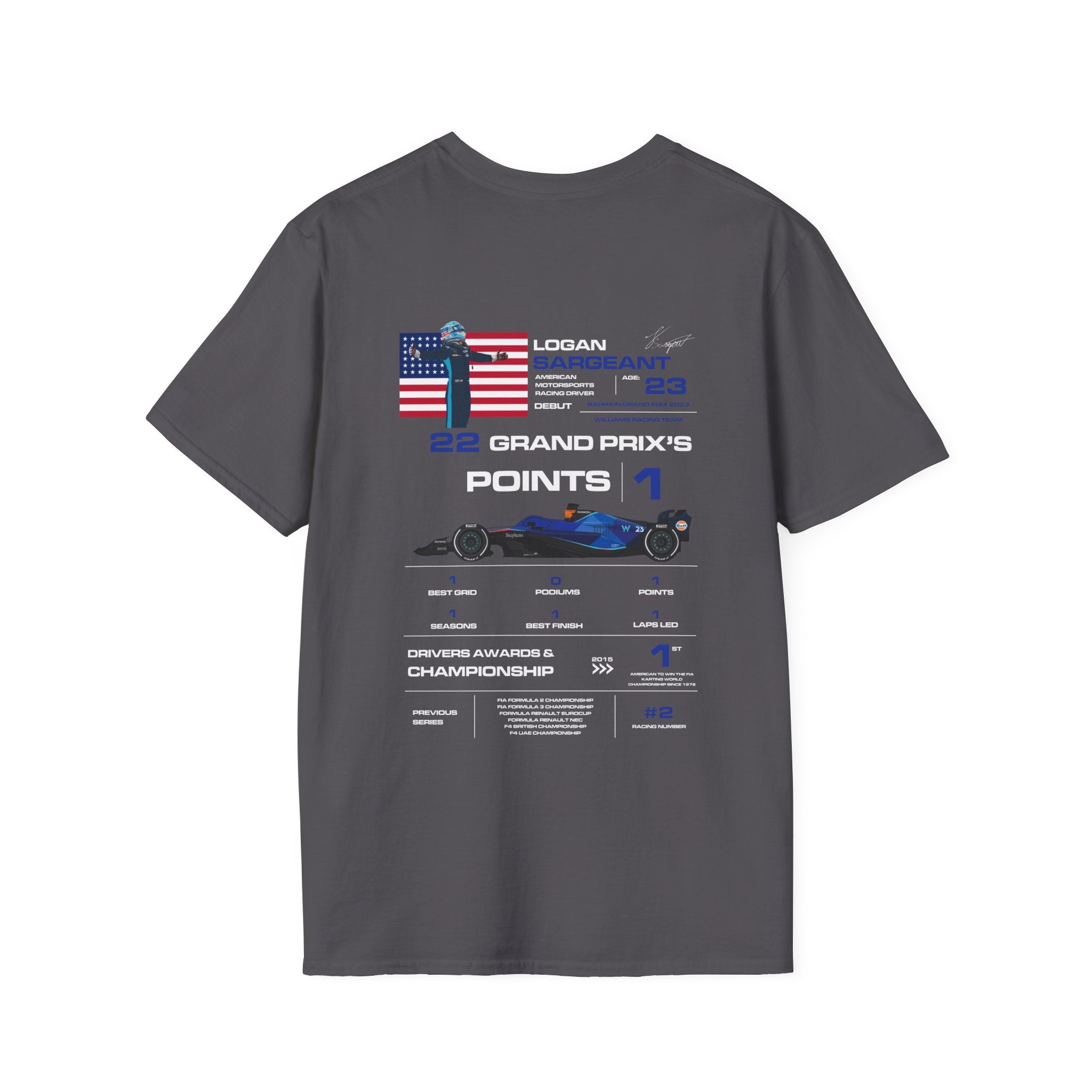 LOGAN SARGEANT FORMULA ONE TEE