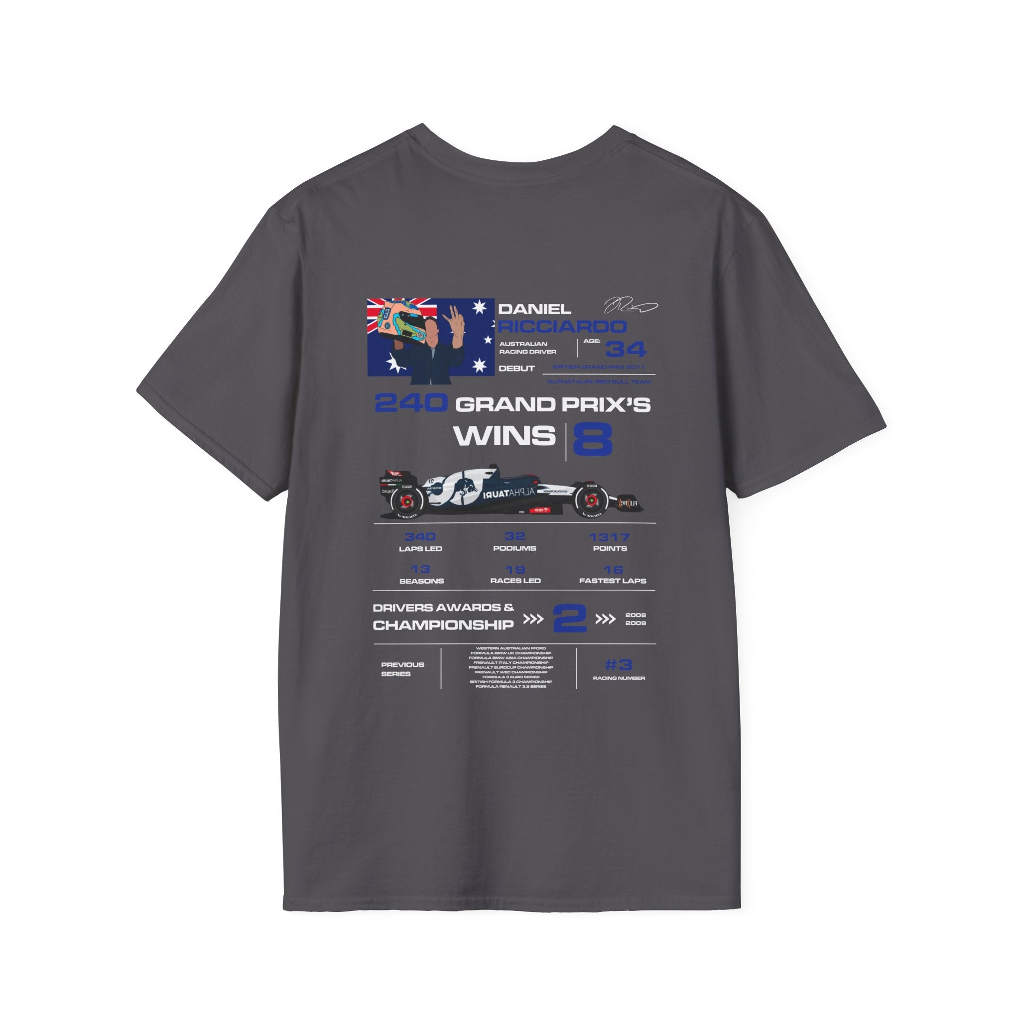 DANIEL RICCIARDO FORMULA ONE TEE