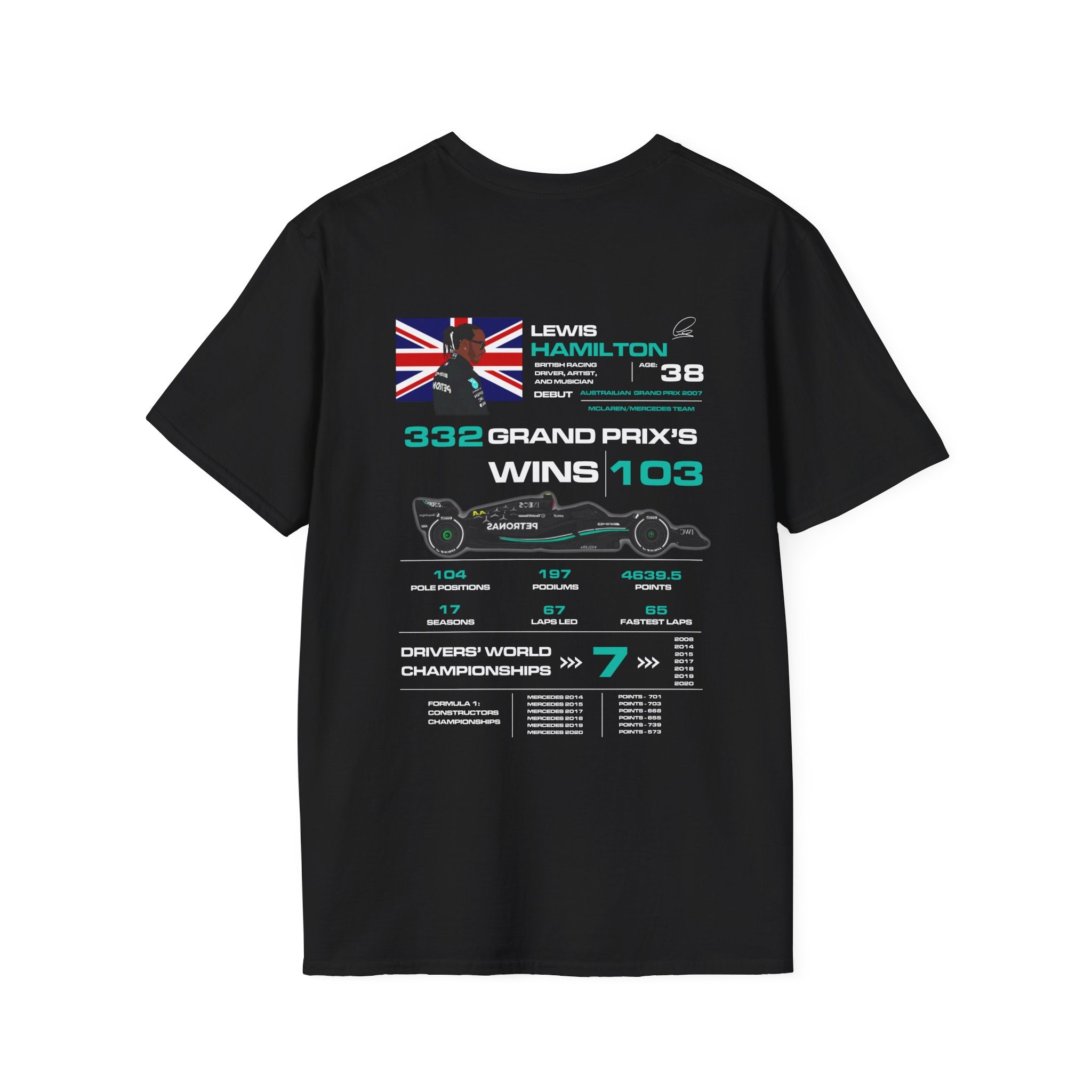 LEWIS HAMILTON FORMULA ONE TEE