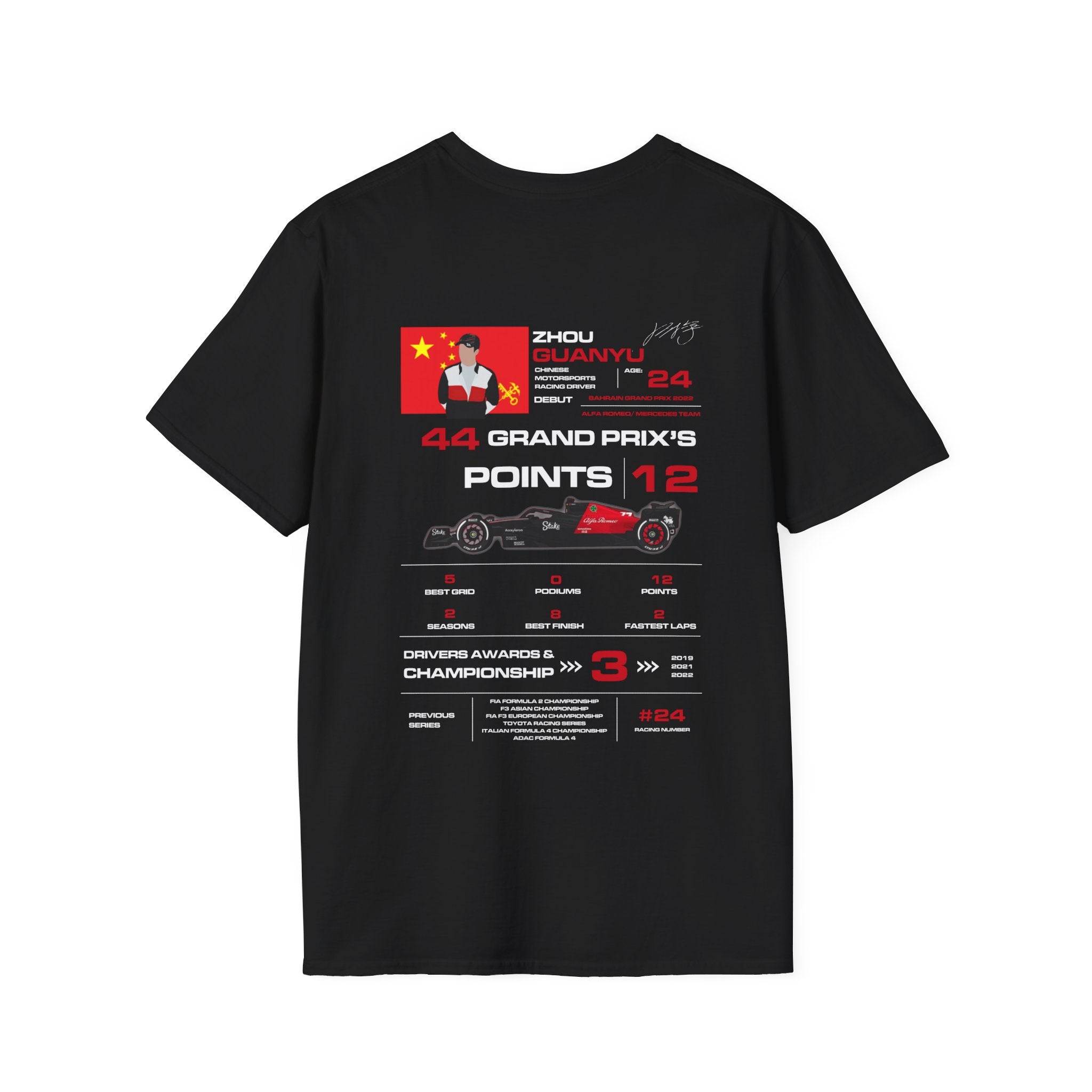 ZHOU GUANYU FORMULA ONE TEE