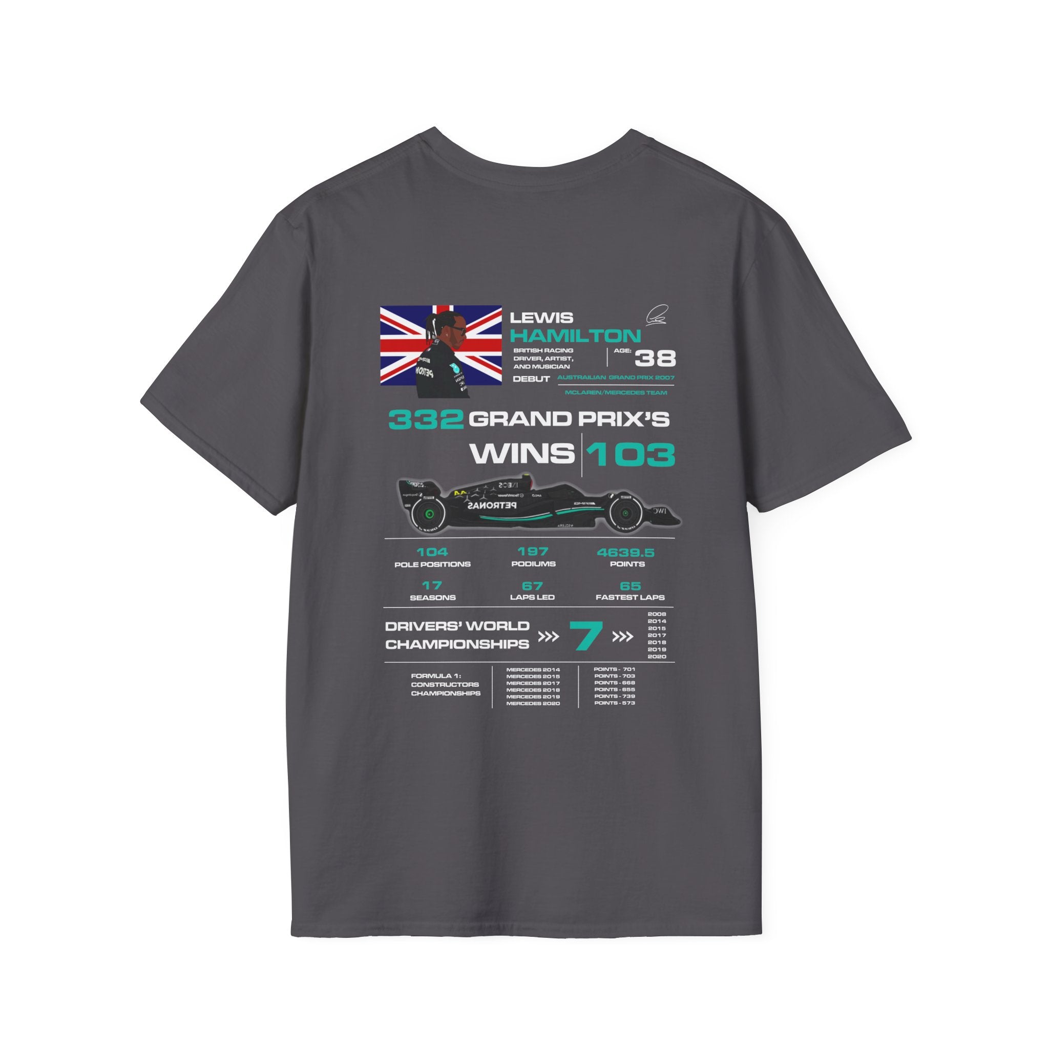 LEWIS HAMILTON FORMULA ONE TEE