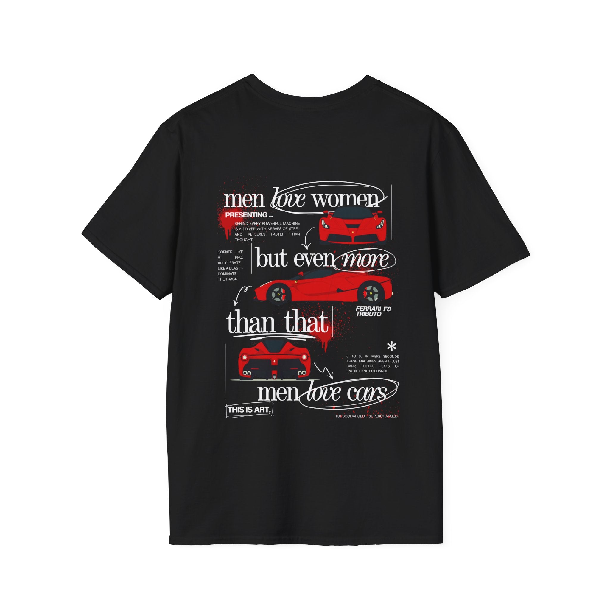MEN LOVE CARS RACING TEE