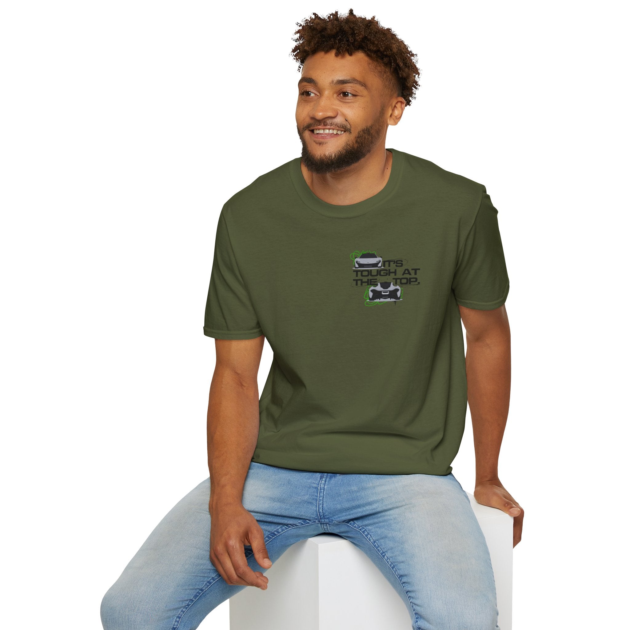 ITS TOUGH AT THE TOP RACING TEE