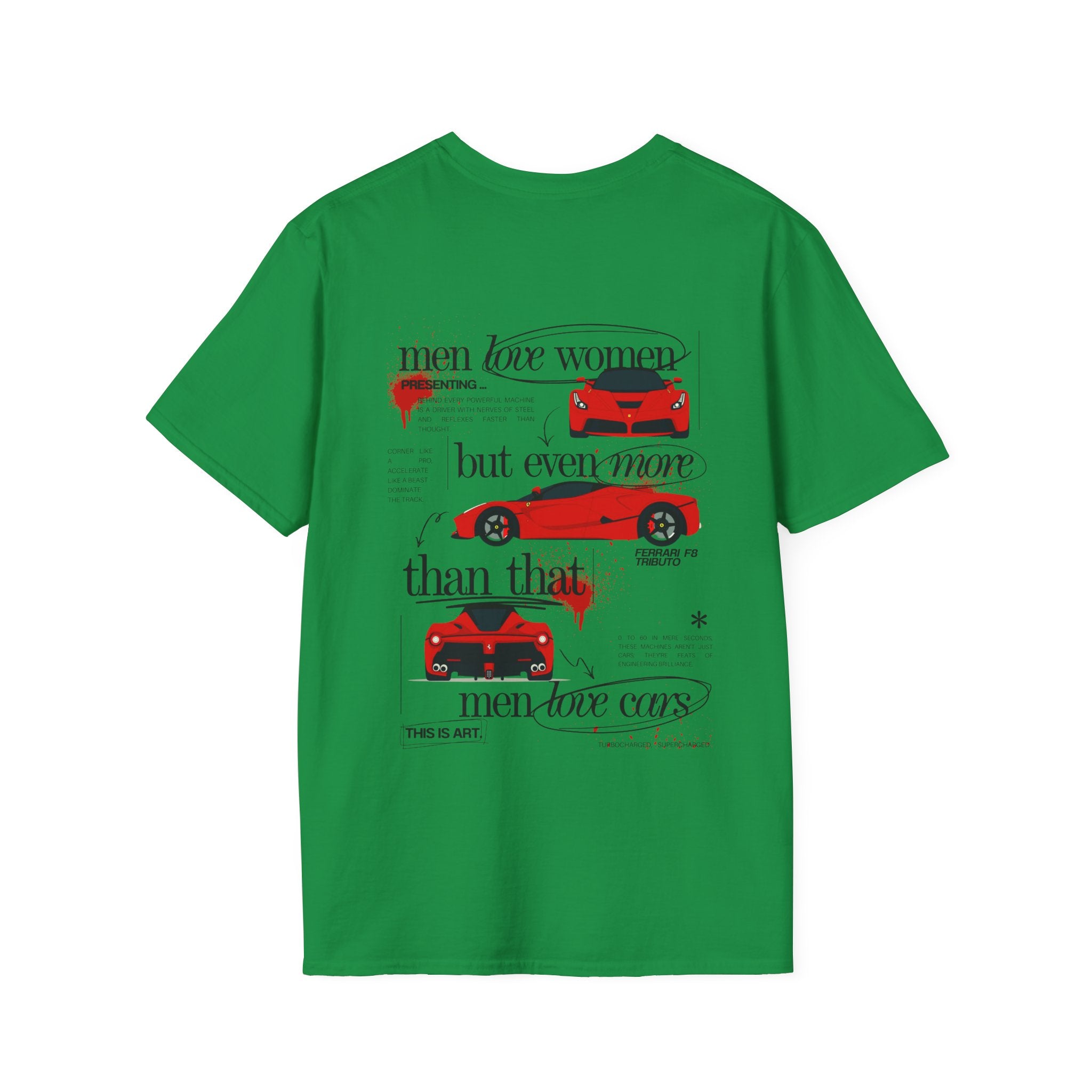 MEN LOVE CARS RACING TEE