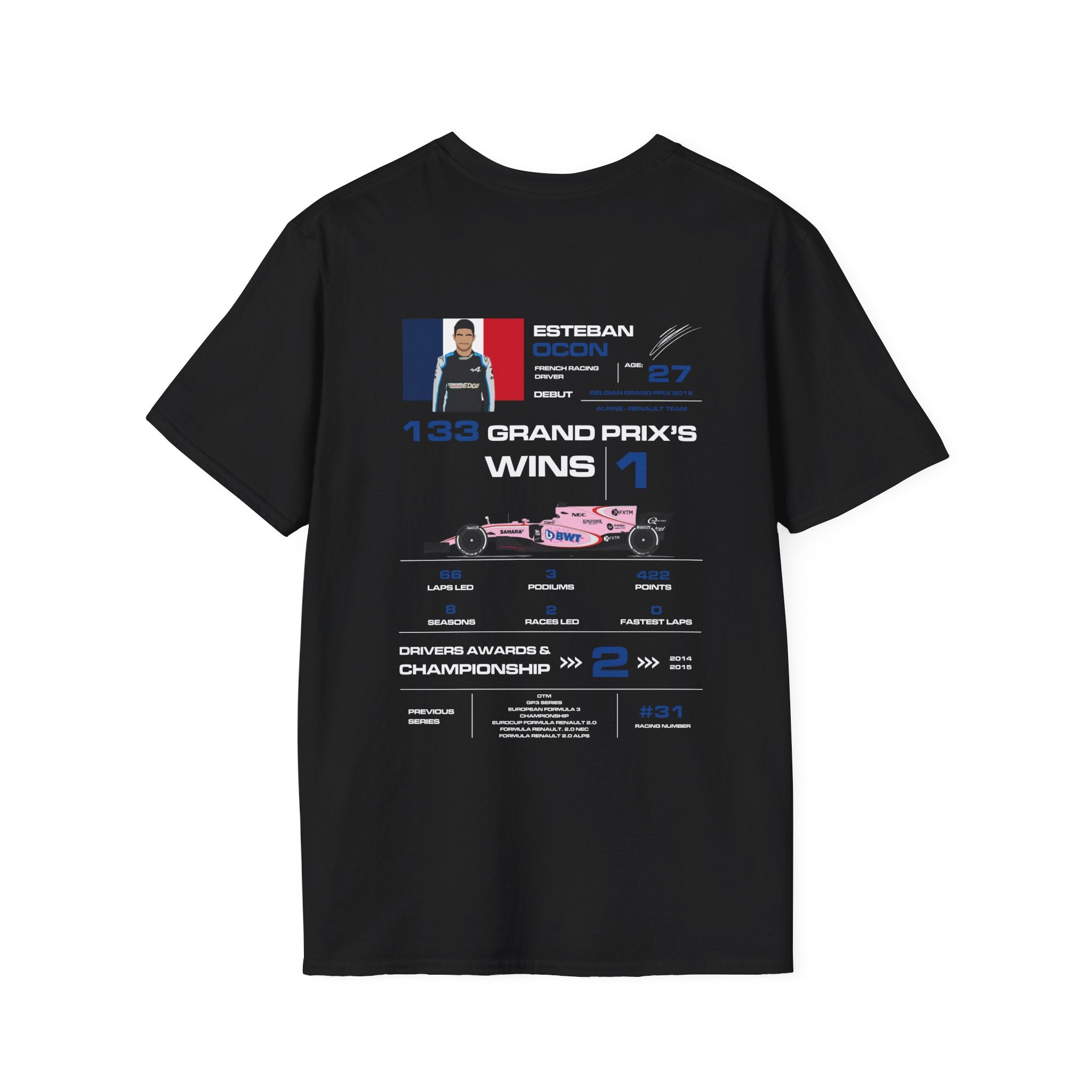 ESTEBAN OCON FORMULA ONE TEE