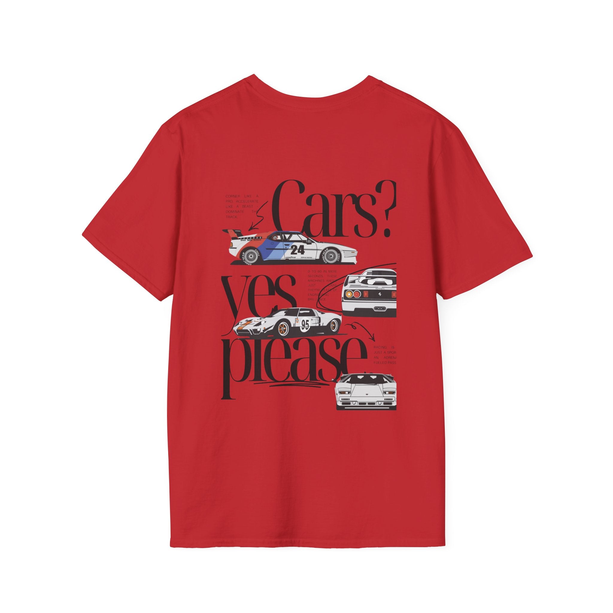 CARS - YES - PLEASE - RACING TEE