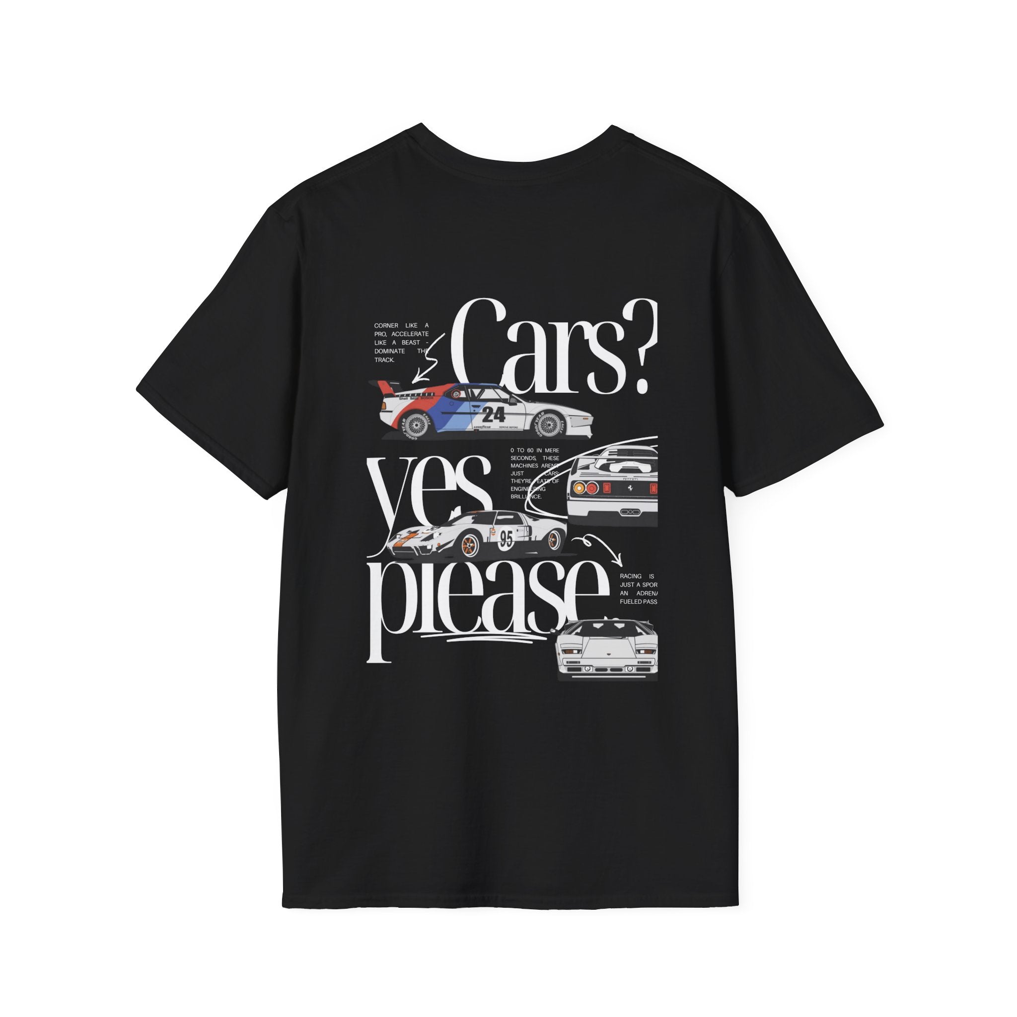 CARS - YES - PLEASE - RACING TEE