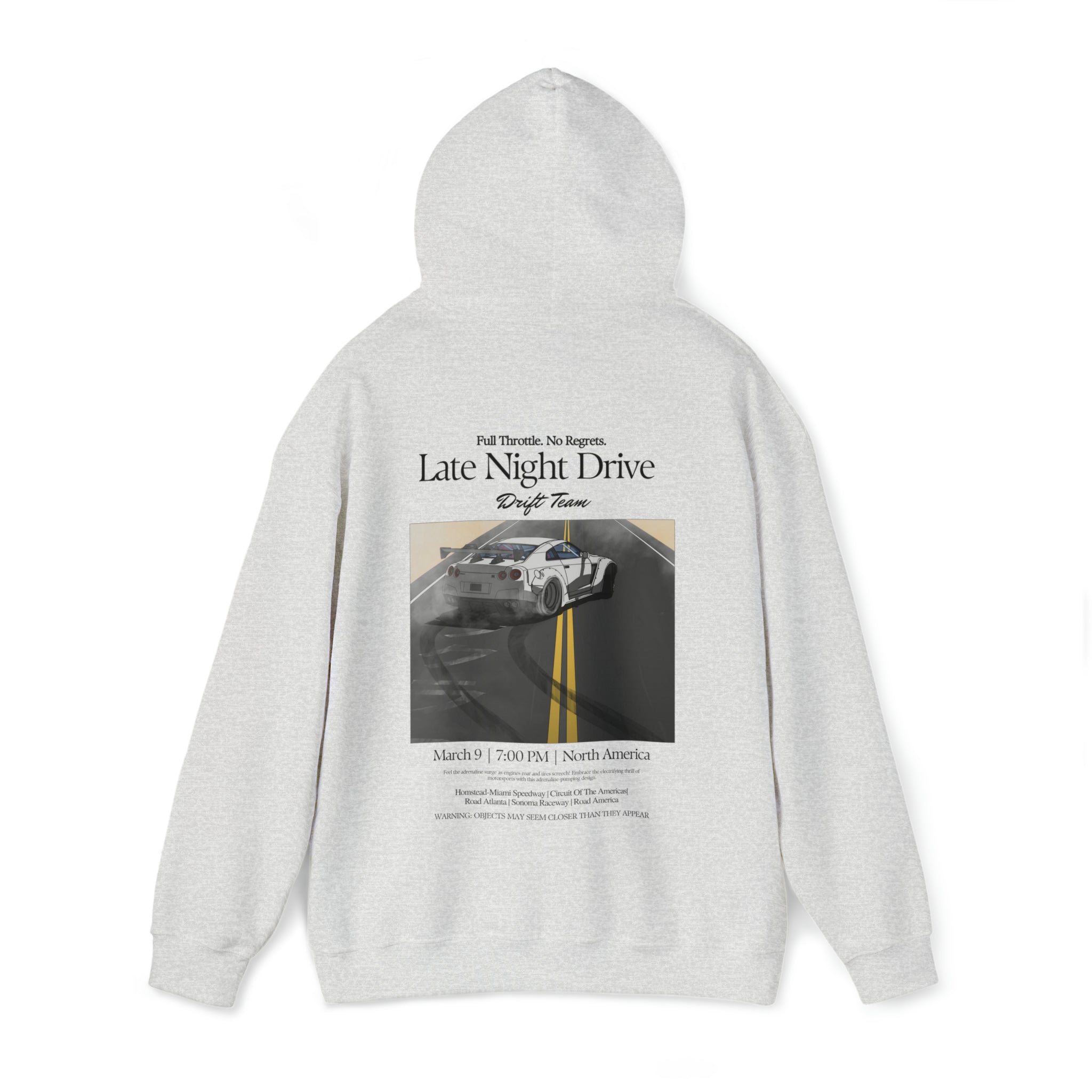 LATE NIGHT DRIVE DRIFTING HOODIE