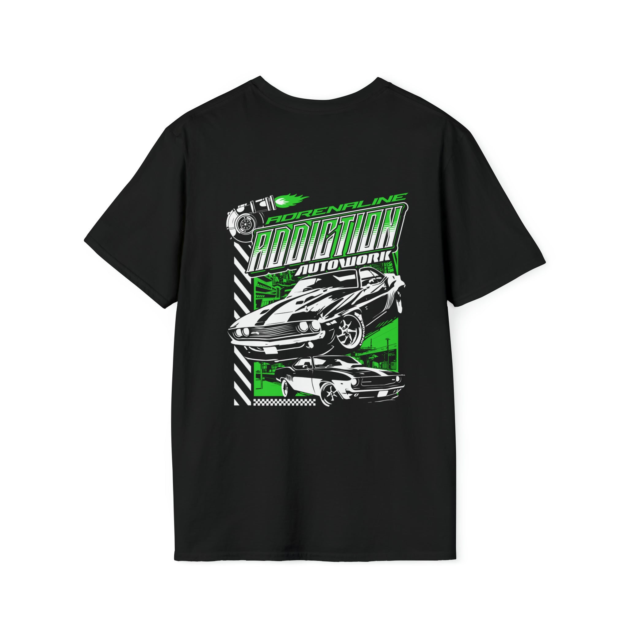 ADRENALINE ADDICTION AUTOWORK TEE