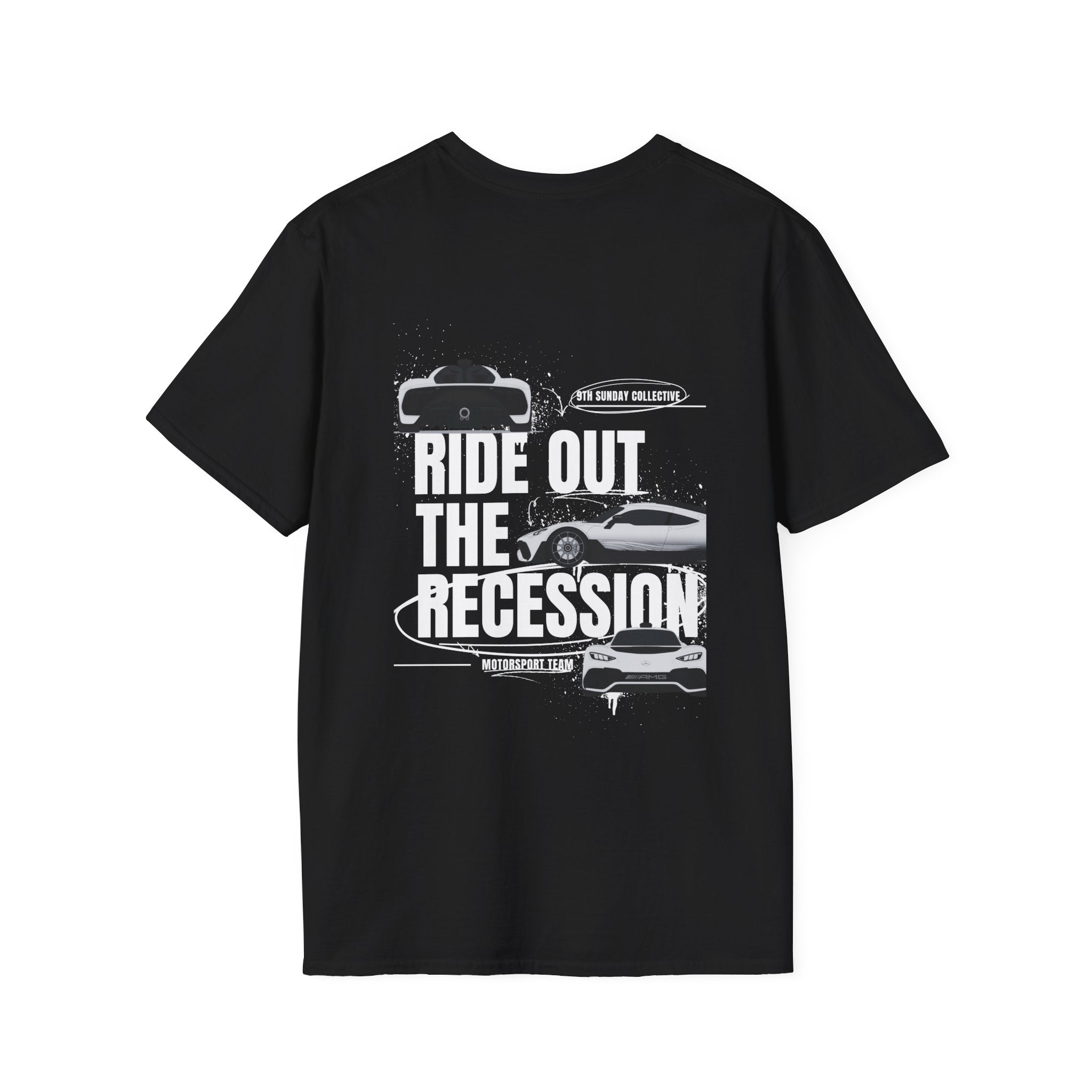 RIDE OUT THE RECESSION RACING TEE