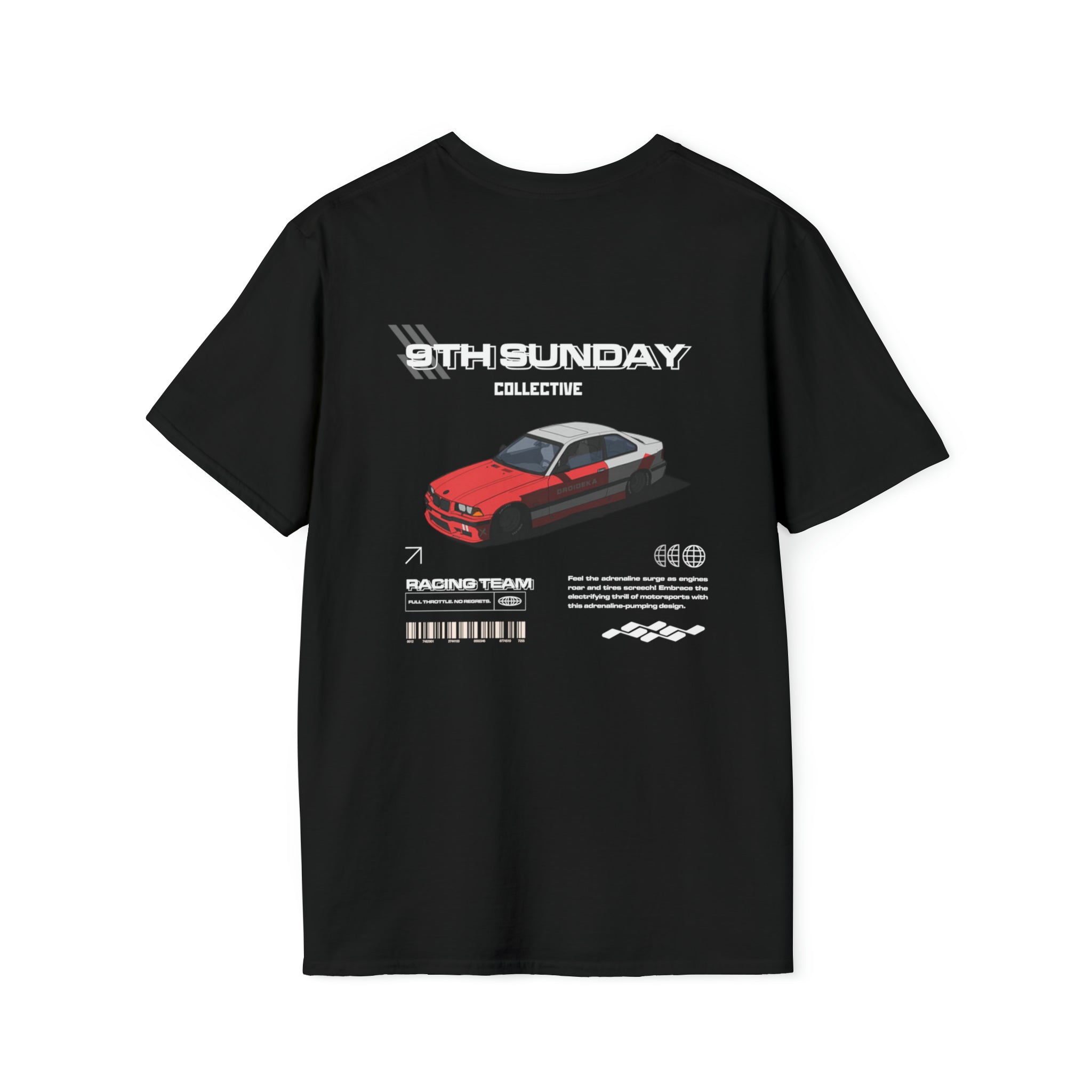 9TH SUNDAY RED CAR TEE