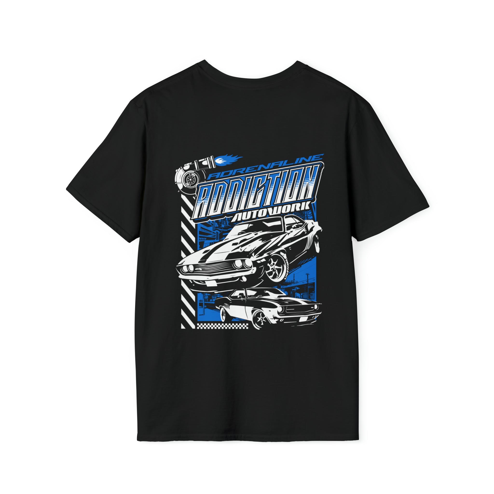 ADRENALINE ADDICTION AUTOWORK TEE